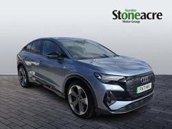 Blue Used 2022 Audi Q4 Sportback e-tron Advanced Plus SUV | £27,584