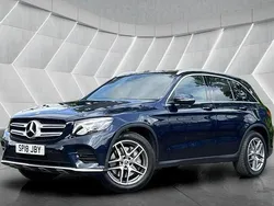 Blue Used 2018 Mercedes GLC220 AMG line SUV | £16,400 (Super price)