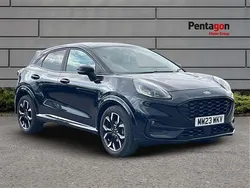 Black Used 2023 Ford Puma Gen-E ST-Line X SUV | £18,495