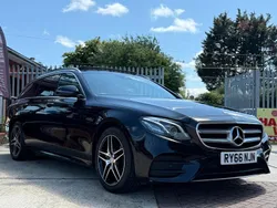 Black Used 2017 Mercedes E220 AMG line Estate | £16,795 (A bit pricey)