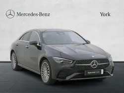 Black Used 2024 Mercedes CLA250e AMG Line Premium Sedan | £29,695 (Fair price)