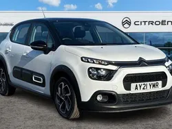 White Used 2021 Citroën C3 PureTech Hatchback | £10,995 (Fair price)