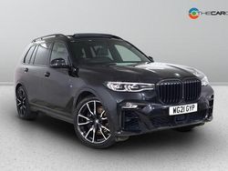 Black Used 2021 BMW X7 M Sport SUV | £50,975 (Good price)
