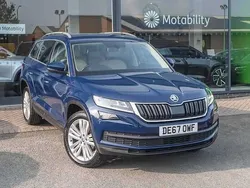 Pacific blue Used 2017 Skoda Kodiaq SE L SUV | £15,150 (Fair price)