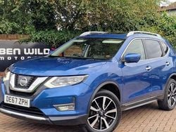 Blue Used 2017 Nissan X-Trail Tekna SUV | £10,490 (Fair price)