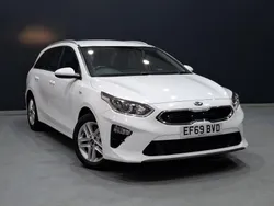 White Used 2019 Kia Ceed 2 Estate | £11,498 (A bit pricey)