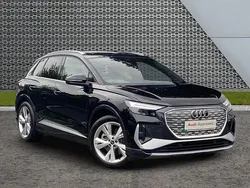Black Used 2023 Audi Q4 e-tron S-Line SUV | £28,995 (Fair price)
