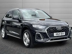 Black Used 2021 Audi Q5 S-Line SUV | £28,350 (Fair price)