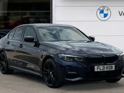 Blue Used 2021 BMW 330e M Sport Sedan | £27,104 (Expensive)