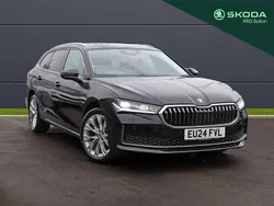 Midnight black metallic Used 2024 Skoda Superb SE L Estate | £29,995 (Expensive)