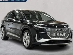 Black New 2025 Audi Q4 e-tron S-Line SUV | £39,196 (Good price)