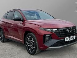 Red Used 2021 Hyundai Tucson N Line SUV | £20,493 (Fair price)
