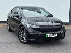 Black Used 2025 Skoda Enyaq iV SportlinePlus SUV | £33,750 (Fair price)