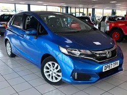 Brilliant sporty blue Used 2018 Honda Jazz SE Hatchback | £9,289 (Fair price)