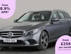 Grey Used 2019 Mercedes C220 Premium Plus Estate | £17,283 (Fair price)