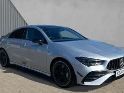 Silver Used 2024 Mercedes CLA35 AMG Premium Plus Coupe | £40,866