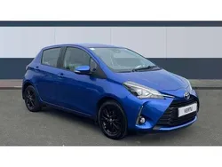 Blue Used 2018 Toyota Yaris Hatchback | £8,624 (Fair price)