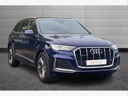 Blue Used 2022 Audi Q7 S-Line SUV | £45,150 (Good price)