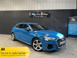 Blue Used 2022 Audi A3 Sportback S-Line Hatchback | £17,990 (Fair price)