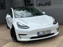 White Used 2020 Tesla Model 3 Performance Sedan | £16,995 (Good price)