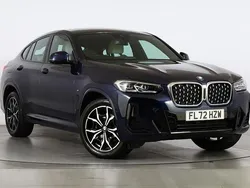 Blue Used 2022 BMW X4 M Sport SUV | £32,750 (Good price)