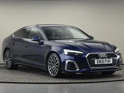 Navarra blue Used 2021 Audi A5 Sportback S-Line Hatchback | £23,250 (Fair price)