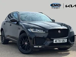 Black Used 2020 Jaguar F-Pace Chequered Flag SUV | £26,995 (Fair price)