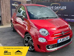 Red Used 2019 Fiat 500S S Hatchback | £6,999 (Fair price)