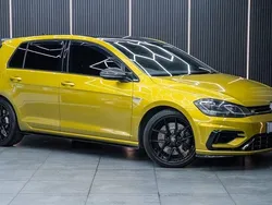 Yellow Used 2017 VW Golf VII R Hatchback | £17,952 (Fair price)