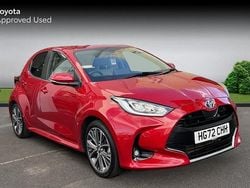 Red Used 2022 Toyota Yaris Hybrid | £19,698 (A bit pricey)