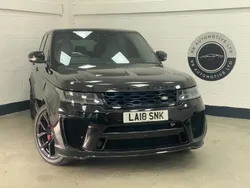 Black Used 2018 Land Rover Range Rover Sport SVR SUV | £39,995 (Good price)