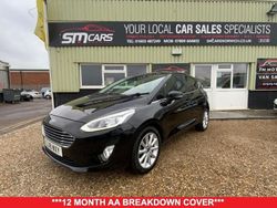 Black Used 2018 Ford Fiesta Titanium Hatchback | £8,250 (Fair price)