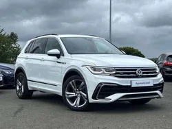 White Used 2023 VW Tiguan R-line Edition SUV | £27,695 (Fair price)