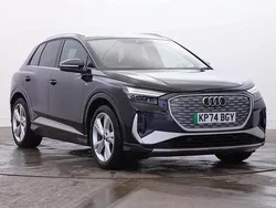 Black Used 2024 Audi Q4 e-tron S-Line SUV | £32,490 (Super price)