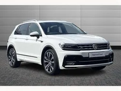 Pure white Used 2019 VW Tiguan SEL SUV | £22,990 (Fair price)