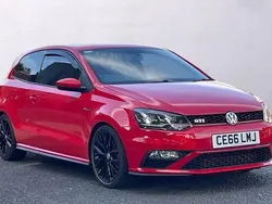 Red Used 2016 VW Polo GTI Hatchback | £11,395 (Fair price)