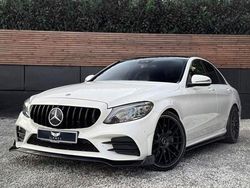 White Used 2019 Mercedes C300 AMG line Sedan | £20,490 (Fair price)