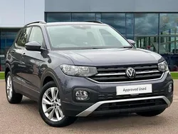 Smokey grey metallic Used 2023 VW T-Cross SE SUV | £17,875 (Fair price)