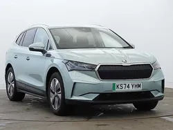 Arctic silver metallic Used 2024 Skoda Enyaq iV SUV | £29,995
