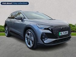 Grey Used 2025 Audi Q4 e-tron Black Edition SUV | £39,217 (Good price)