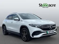 White Used 2021 Mercedes EQA350 AMG line SUV | £21,990 (Fair price)