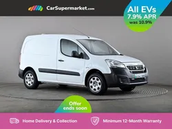 White Used 2018 Peugeot Partner MPV | £5,864