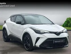 White/black Used 2022 Toyota C-HR Sport SUV | £22,120 (Fair price)