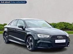 Black Used 2021 Audi A3 Black Edition Sedan | £21,160 (Fair price)