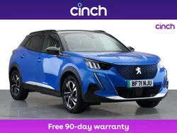Blue Used 2021 Peugeot e-2008 GTi SUV | £13,979 (Fair price)