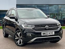 Deep black pearl Used 2022 VW T-Cross Black Edition SUV | £17,761 (Fair price)
