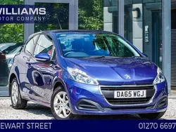 Blue Used 2015 Peugeot 208 Active Hatchback | £5,490 (Fair price)