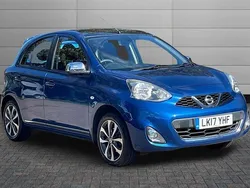 Blue Used 2017 Nissan Micra Tekna Hatchback | £7,695 (Fair price)