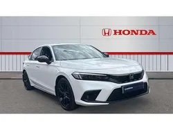 White New 2025 Honda Civic Hybrid Hatchback | £31,888 (Fair price)