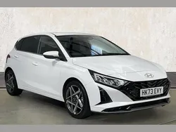 White Used 2023 Hyundai i20 Premium Hatchback | £15,490 (Fair price)